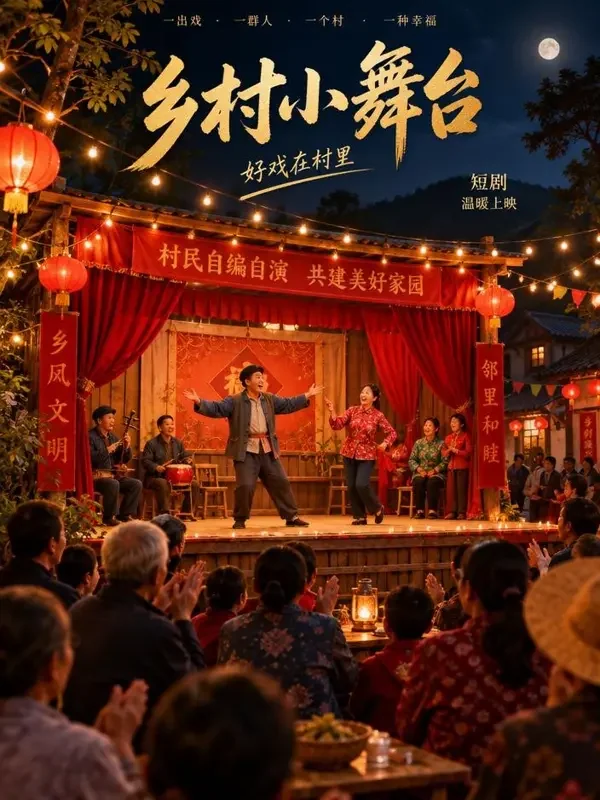 《村晚大舞台》封面 《村晚大舞台》封面