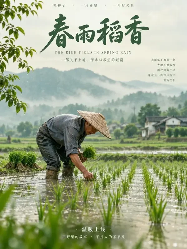 《春雨润田》封面 《春雨润田》封面
